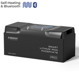 Pro- 12V 200Ah Smart Lithium Iron Phosphate Battery w/ Bluetooth & Self-Heating-0