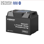 Pro- 12V 100Ah Smart Lithium Iron Phosphate Battery w/ Bluetooth & Self-Heating-3