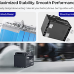 Pro- 12V 100Ah Smart Lithium Iron Phosphate Battery w/ Bluetooth & Self-Heating-4