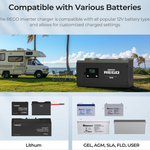 Renogy REGO 12V 3000W Pure Sine Wave Inverter Charger w/ LCD Display-3
