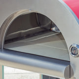Empava Outdoor Wood Fired Pizza Oven - Powder Coated Red Roof