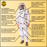 Sting Stopper Professional Triple Layer Ventilated Full Beekeeping Suit