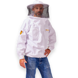Sting Stopper Classic Cotton Beekeeping Jacket with Round Veil
