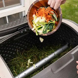 100-Gallon Compost Bin Tumbler Double Rotating Composter