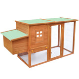 Chicken Coop With Nesting Box, Solid Pine Wood
