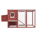 Chicken Coop With Nesting Box, Solid Pine Wood
