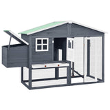 Chicken Coop With Nesting Box, Solid Fir Wood