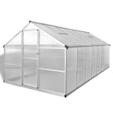 8 x 14 ft Walk-In Greenhouse, Polycarbonate Panels, Heavy-Duty Aluminum Frame