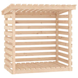 vidaXL Firewood Storage Log Rack, Solid Wood Pine