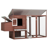 Chicken Coop With Nesting Box, Solid Pine Wood