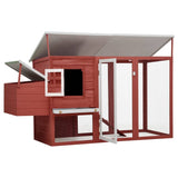 Chicken Coop With Nesting Box, Solid Pine Wood