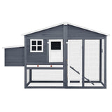 Chicken Coop With Nesting Box, Solid Fir Wood