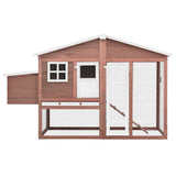 Chicken Coop With Nesting Box, Solid Fir Wood