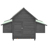 Chicken Coop With Two Nesting Boxes, Solid Fir Wood