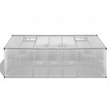 8 x 14 ft Walk-In Greenhouse, Polycarbonate Panels, Heavy-Duty Aluminum Frame