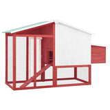Chicken Coop With Nesting Box, Solid Fir Wood