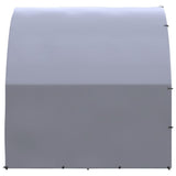 Outdoor Chicken Coop, Galvanized Steel Frame, PE Cover, 9.8 x 6.6 x 6.6 ft