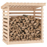 vidaXL Firewood Storage Log Rack, Solid Wood Pine