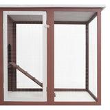 Chicken Coop With Nesting Box, Solid Pine Wood