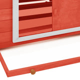 Chicken Coop With Two Nesting Boxes, Solid Fir Wood