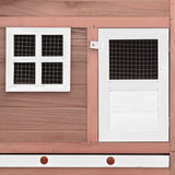 Chicken Coop With Nesting Box, Solid Fir Wood