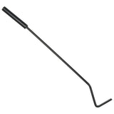 vidaXL Steel Firewood Cart, 11.8"x13.8"x31.9", Black