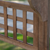 Outsunny 39" Wooden Potting Table with Sliding Tabletop, Dry Sink, Storage Shelf, Brown