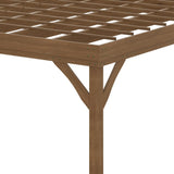 Outsunny 10' x 20' Wooden Pergola, Brown