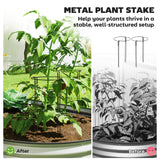 Outsunny 7' x 3' x 1' Raised Garden Bed Set, with Metal Plant Stakes, Silver