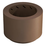 Outsunny Wood-Burning Smokeless Fire Pit, 19" Diameter, Stainless Steel Shell, Bronze