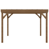 Outsunny 10' x 20' Wooden Pergola, Brown