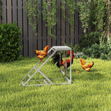 PawHut Chicken Activity Play Structure With Chicken Perches & Hen Ladder, Gray