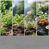 Outsunny 3.5' x 1.5' Wooden Elevated Planter Bed, 2-Tier, Gray