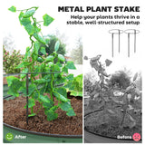 Outsunny 7' x 3' x 1' Raised Garden Bed Set, with Metal Plant Stakes, Green