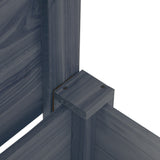 Outsunny Wooden Elevated Planter Bed with Bed Liner, Set of 3, Gray