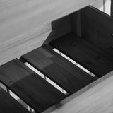 Outsunny Wooden Elevated Planter Bed, 4-Tier with Bed Liners, Self-Draining,Gray