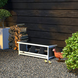 PawHut Wood Nesting Boxes Chicken Coop Accessories for Up to 3 Chickens, Gray