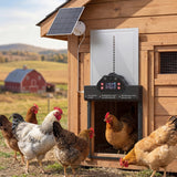 PawHut 2K HD AI Camera Automatic Chicken Coop Door with APP Remote Control, WiFi Solar Powered with 5200 mAh Large Battery