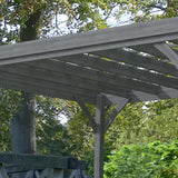 Outsunny 10' x 20' Wooden Pergola, Brown