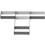 Outsunny 8' x 8' x 1' Galvanized Metal Raised Garden Bed, Customizable Layout, Gray