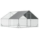 PawHut 10' x 13' x 6.5' Steel Frame Chicken Run with Waterproof and Anti-UV Cover, Lockable Door