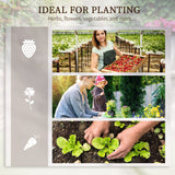 Outsunny 8' x 8' x 1' Galvanized Metal Raised Garden Bed, Customizable Layout, Brown