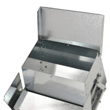 PawHut 30 lbs Capacity Automatic Chicken Poultry Feeder with a Galvanized Steel and Aluminium Build, Weatherproof Design