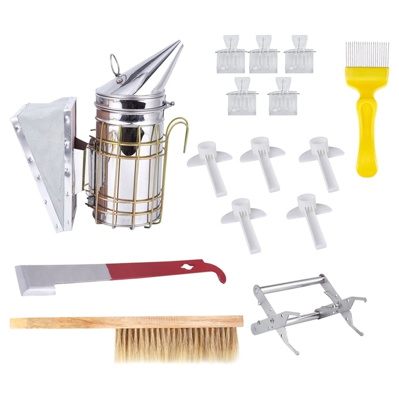 1 set Beekeeping Tools Kit,Bee Hive Smoker, Beekeeping Accessory -Beekeeping Tool-0