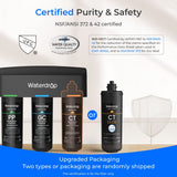 Waterdrop 3-stage Under Counter Direct Connect Filtration System - TSA