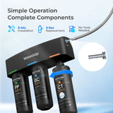 Waterdrop 3-stage Under Counter Direct Connect Filtration System - TSA
