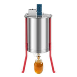 VEVOR 6-Frame Electric Honey Extractor, Stainless Steel