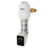 VEVOR Spin Down Filter, 40 Micron Whole House Sediment Filter, 1" MNPT + 3/4" FNPT, 8 T/H High Flow Rate