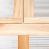 Outsunny 48" x 24" x 32.25" Raised Garden Bed, Wooden Cold Frame Greenhouse Cover, Natural